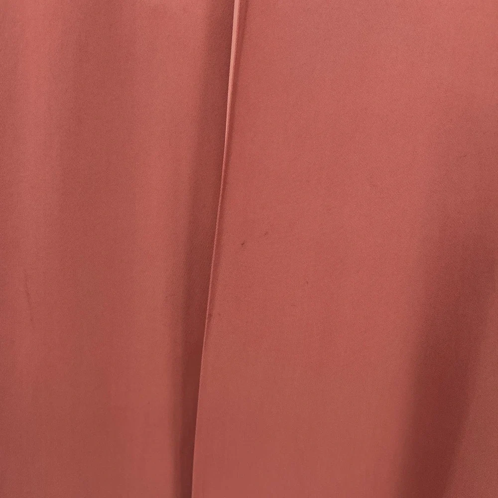 VINCE Satin High Waist Pants Womens 12 Pleated Wide Leg Cropped Silky Dressy - Picture 13 of 16